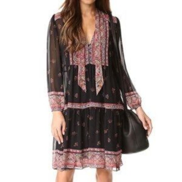 Joie Dresses & Skirts - Joie, Alpina Silk Dress in Caviar